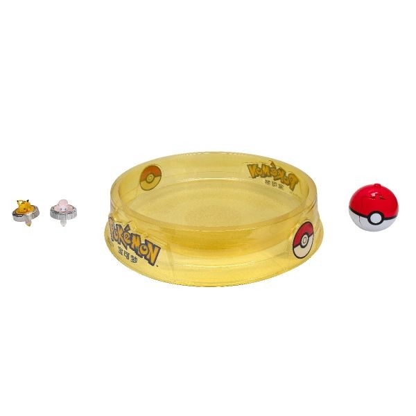 Set de joaca Pokemon Battle Spinner cu doua figurine si Arena - poza 5