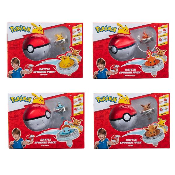 Set de joaca Pokemon Battle Spinner cu figurina diverse modele - poza 2