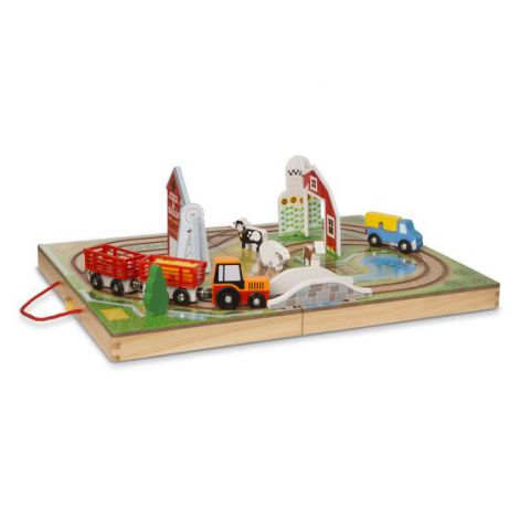 Set de joaca portabil Ferma - Melissa & Doug - poza 1