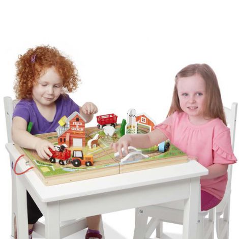 Set de joaca portabil Ferma - Melissa & Doug - poza 2