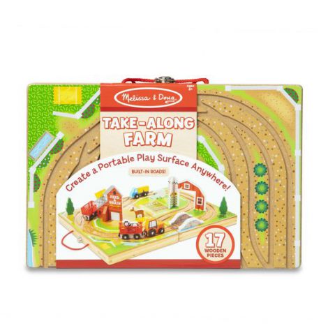 Set de joaca portabil Ferma - Melissa & Doug - poza 3
