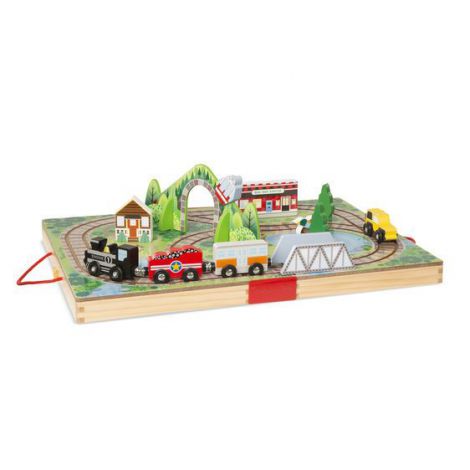 Set de joaca portabil Trenuletul - Melissa & Doug - poza 1