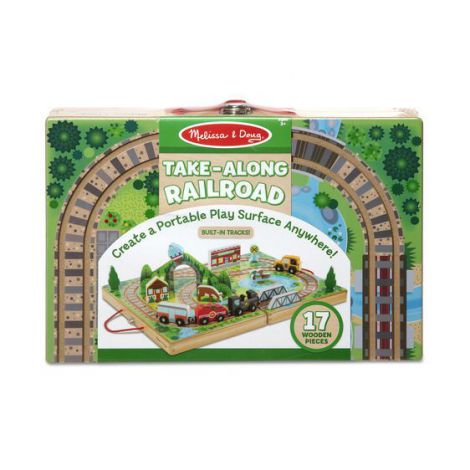 Set de joaca portabil Trenuletul - Melissa & Doug - poza 3