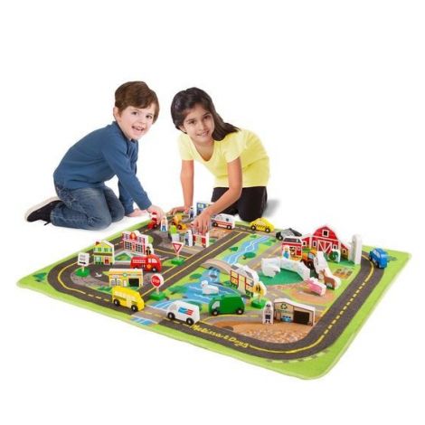 Set de joaca si covoras orasul Melissa and Doug - poza 1