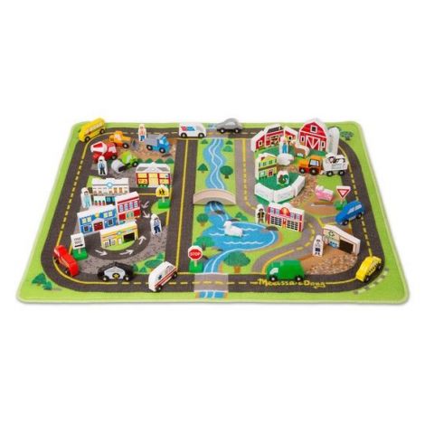 Set de joaca si covoras orasul Melissa and Doug - poza 4