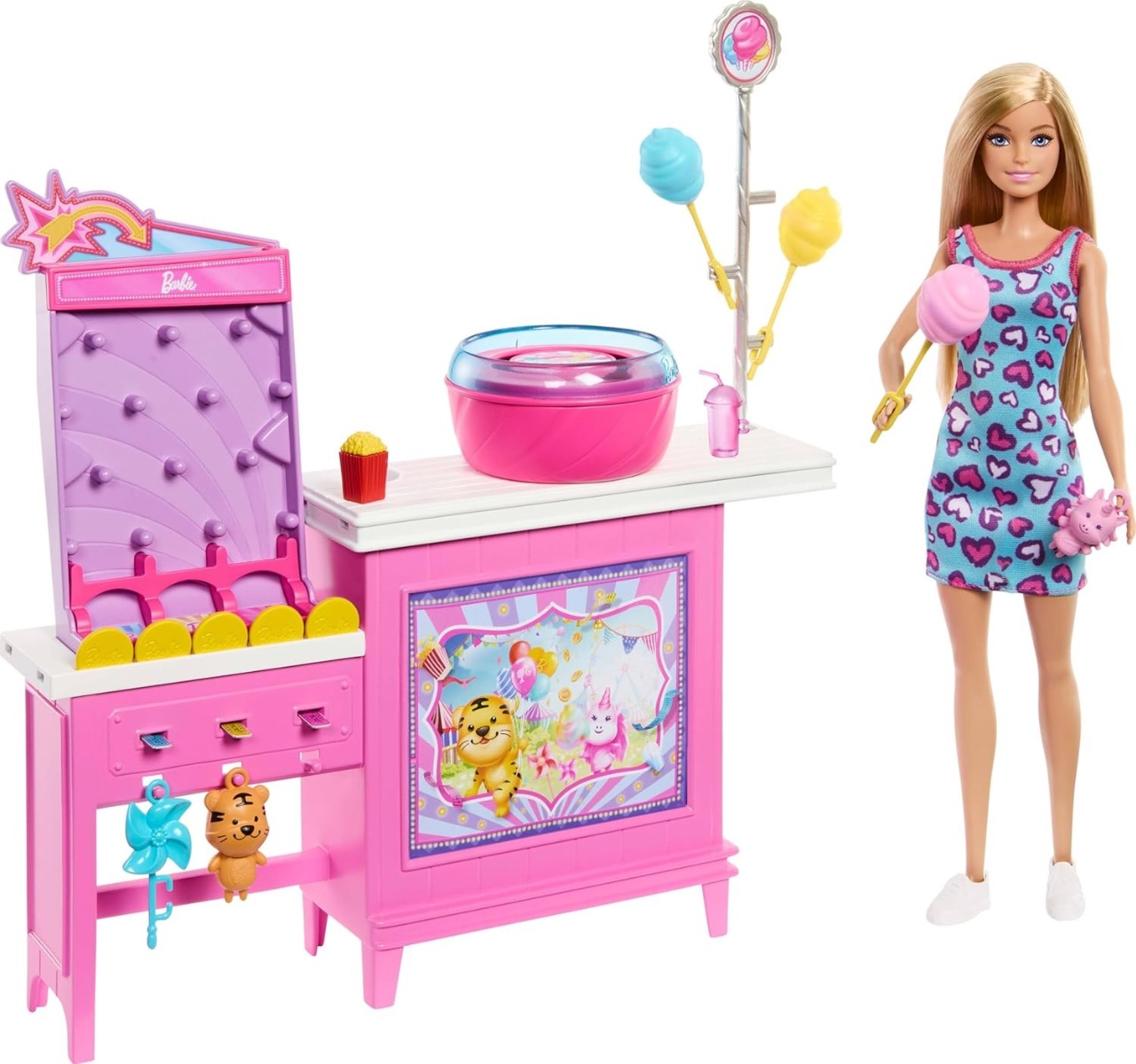 Set de joaca si papusa Barbie Mysteries Beach Detectives 15 piese - poza 1