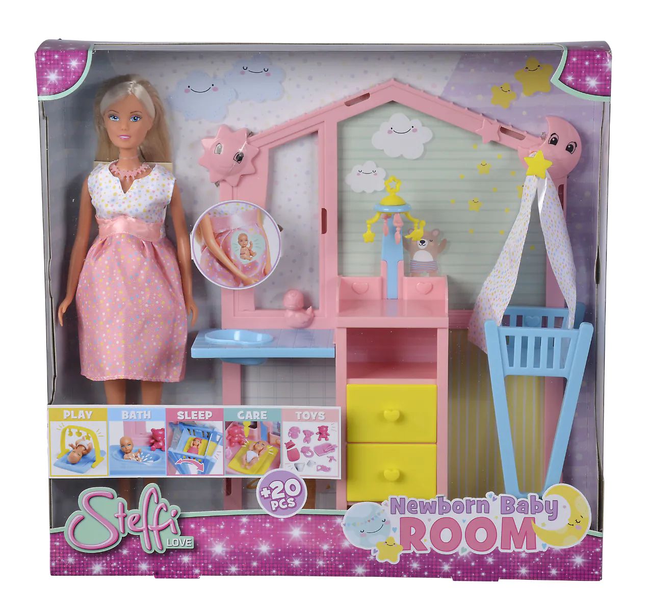 Set de joaca Steffi Love Camera nou-nascutului 20 piese - poza 4