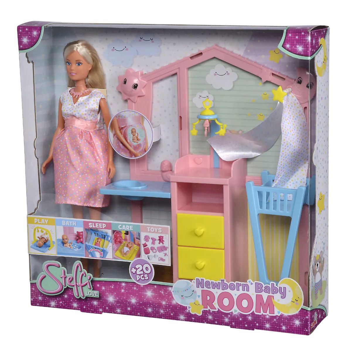 Set de joaca Steffi Love Camera nou-nascutului 20 piese - poza 5