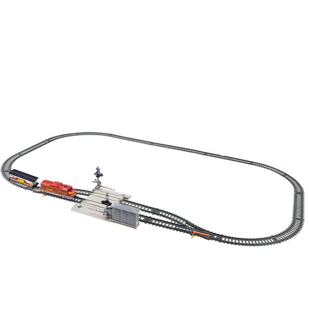 Set de joaca tren de marfa cu trecere la nivel Power Train World - poza 1