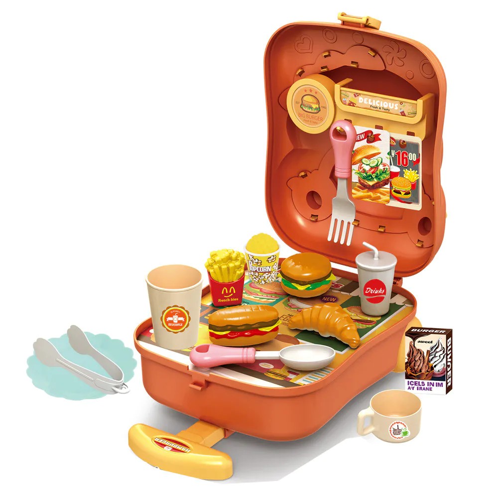 Set de joaca Troller Restaurant Fast Food 16x10x25.5 cm - poza 1
