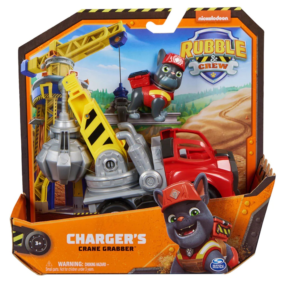 Set de joaca Utilaj de constructii cu figurina Paw Patrol Construction Crew diverse modele 6070795 - poza 2