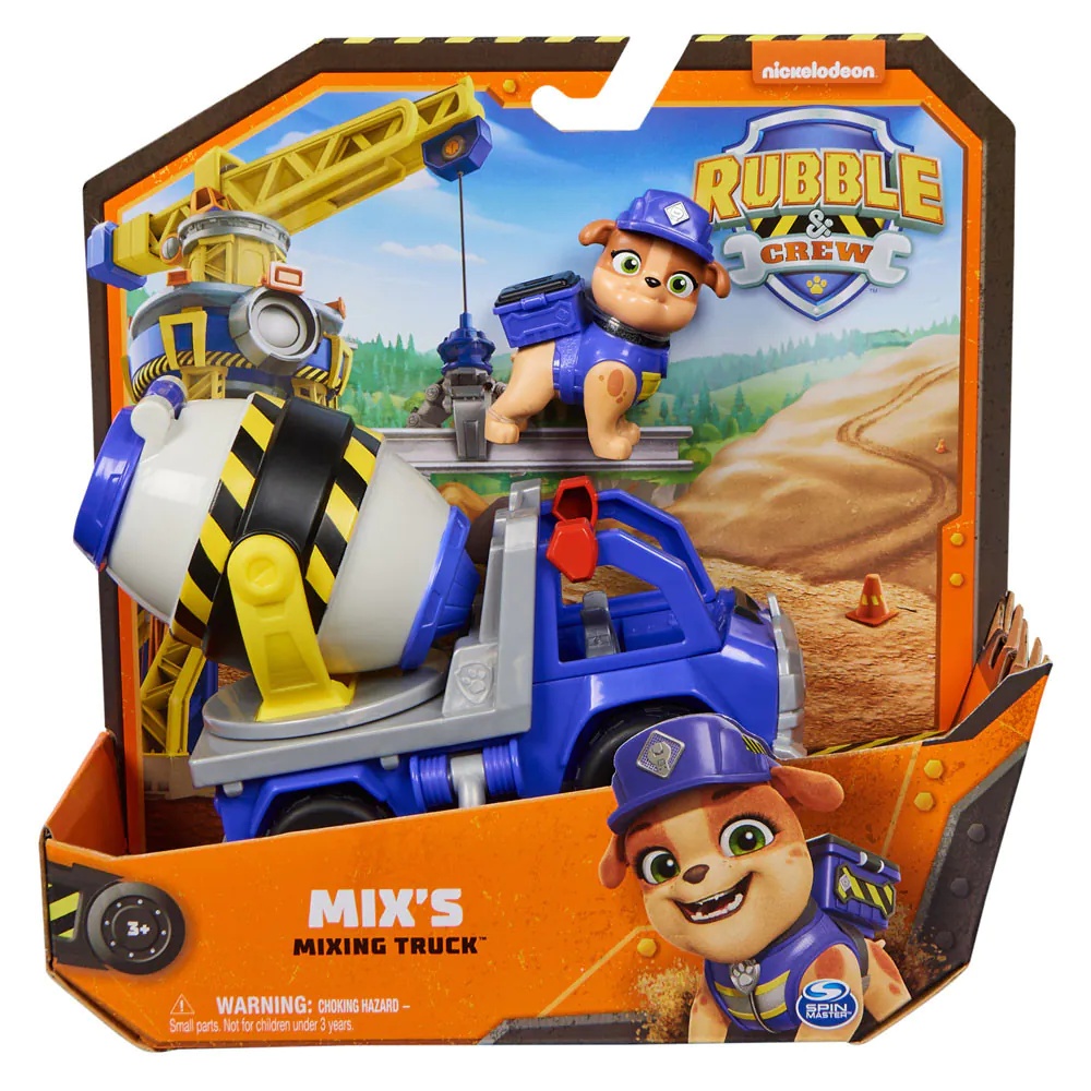 Set de joaca Utilaj de constructii cu figurina Paw Patrol Construction Crew diverse modele 6070795 - poza 5