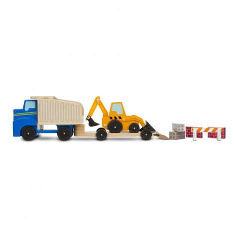 Set de joaca Utilaje de constructii din lemn MD2757 - poza 4
