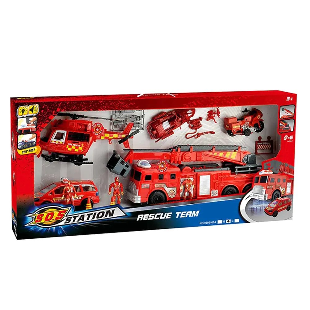 Set de joaca vehicule de interventie pompieri Ocie - poza 1