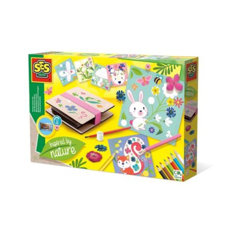 Set de lucru manual cu presa de flori pentru copii - poza 1