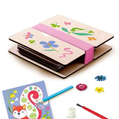 Set de lucru manual cu presa de flori pentru copii - poza 3