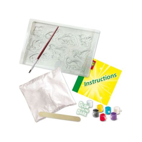 Set de lucru manual pentru copii cu dinozauri fosforescenti - poza 2