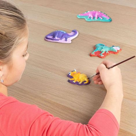 Set de lucru manual pentru copii cu dinozauri fosforescenti - poza 3
