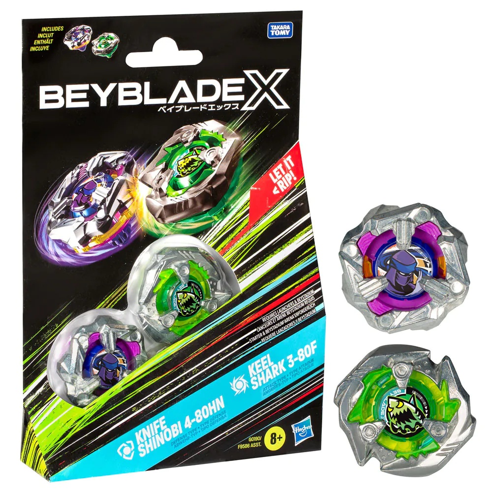 Set de lupta Hasbro Beyblade X 2 bucati - poza 2