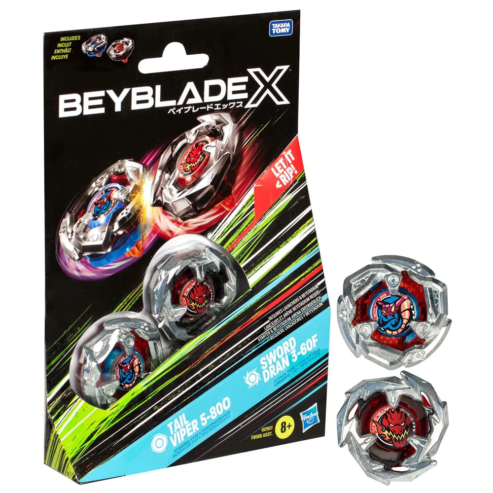 Set de lupta Hasbro Beyblade X 2 bucati - poza 3
