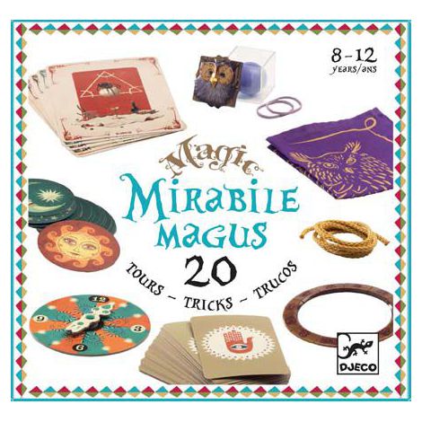 Set de magie pentru copii Djeco Mirable Magus, 20 de trucuri de magie - poza 1