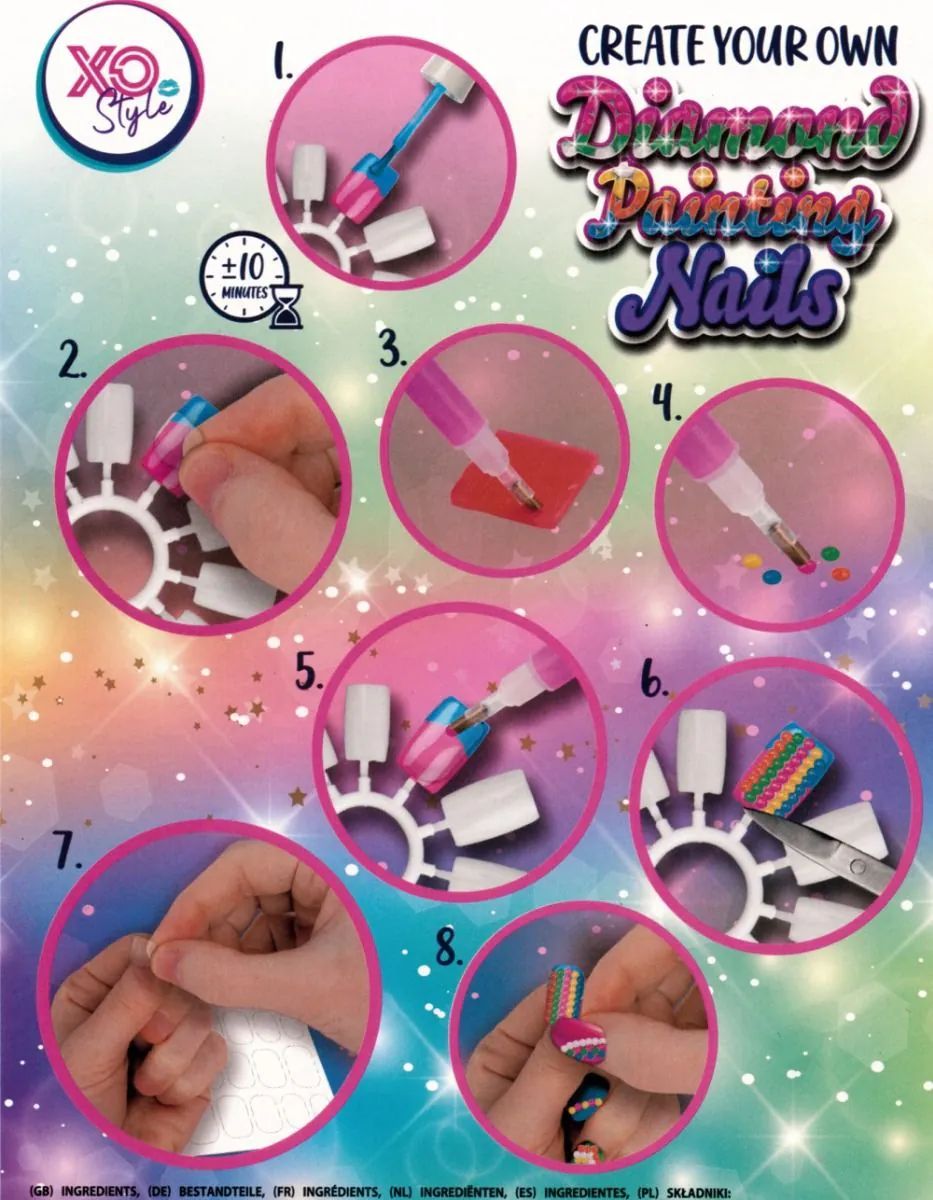 Set de manichiura Grafix Diamond Nails - poza 4