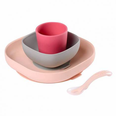 Set de masa silicon 4 piese roz - poza 5