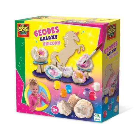 Set de pictat geode pentru copii cu suport unicorn - poza 1