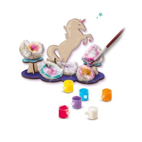 Set de pictat geode pentru copii cu suport unicorn - poza 4