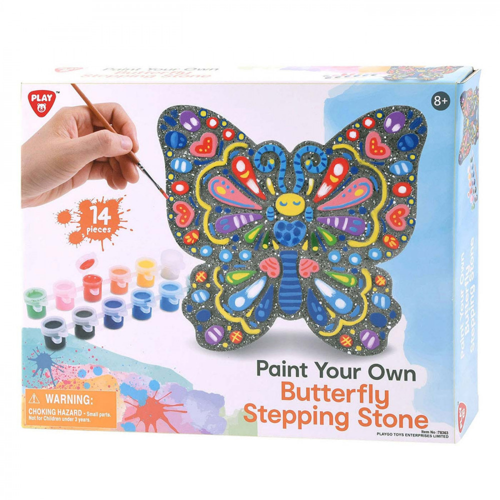Set de pictura cu figurina din ciment fluture Play Go - poza 2
