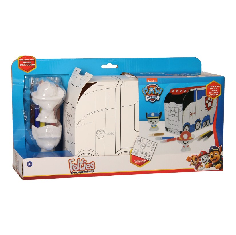Set de pictura din carton Paw Patrol Camionul de Salvare - poza 1