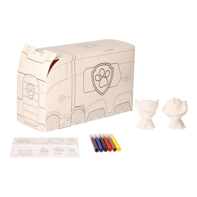 Set de pictura din carton Paw Patrol Camionul de Salvare - poza 2