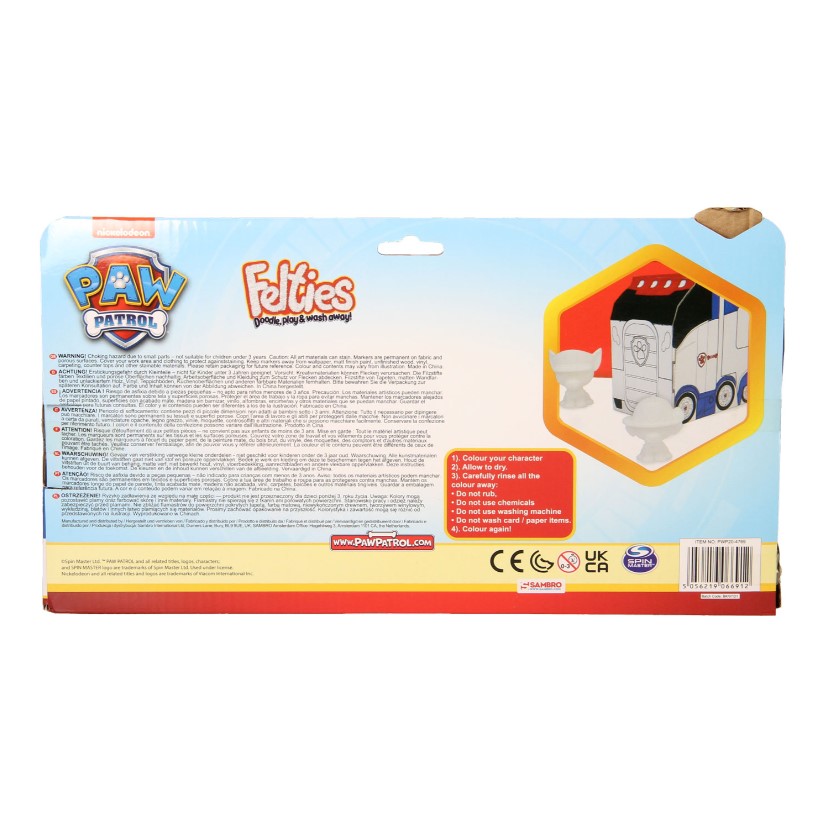 Set de pictura din carton Paw Patrol Camionul de Salvare - poza 4