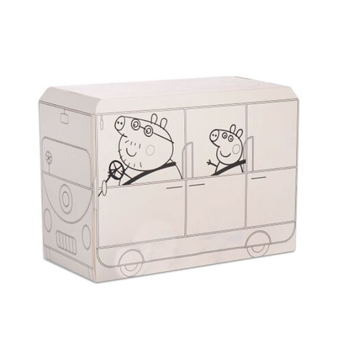 Set de pictura din carton Peppa Pig Rulota - poza 2
