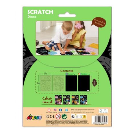 Set de razuit cu sabloane -Dinozauri - poza 3