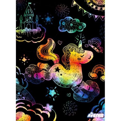 Set de razuit cu sabloane - Unicorni - poza 4