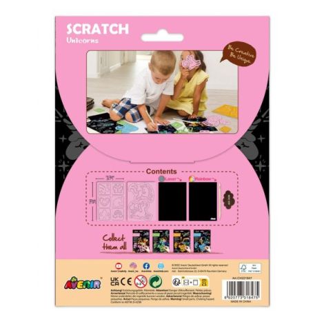 Set de razuit cu sabloane - Unicorni - poza 5