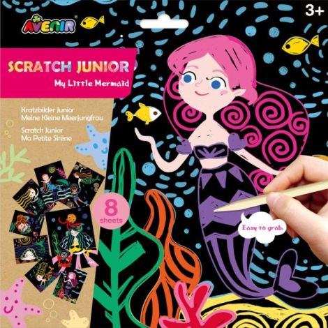 Set de razuit Scratch Junior - Mica Mea Sirena - poza 1