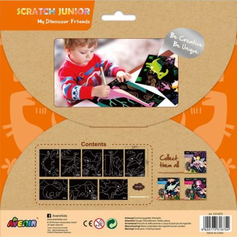 Set de razuit Scratch Junior - Prietenii mei dinozauri - poza 2