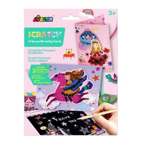 Set de razuit si realizat Felicitari - Printese - poza 1