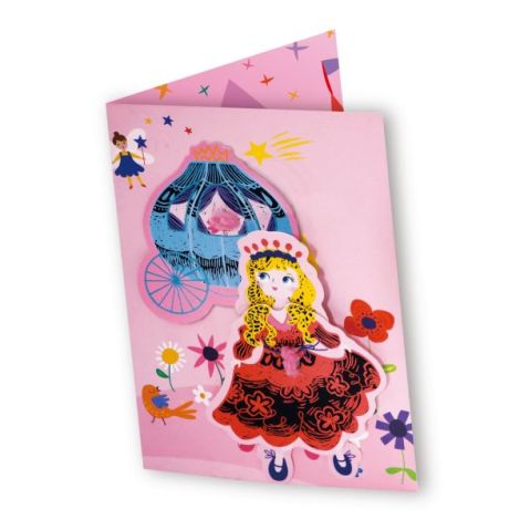 Set de razuit si realizat Felicitari - Printese - poza 2