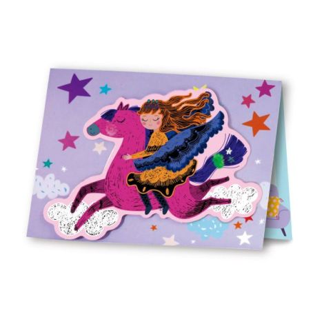 Set de razuit si realizat Felicitari - Printese - poza 4