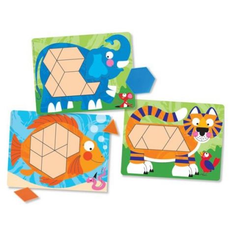 Set de sabloane cu animale Melissa and Doug - poza 1