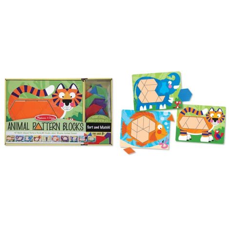 Set de sabloane cu animale Melissa and Doug - poza 2
