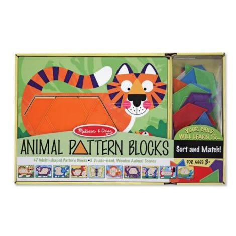 Set de sabloane cu animale Melissa and Doug - poza 3