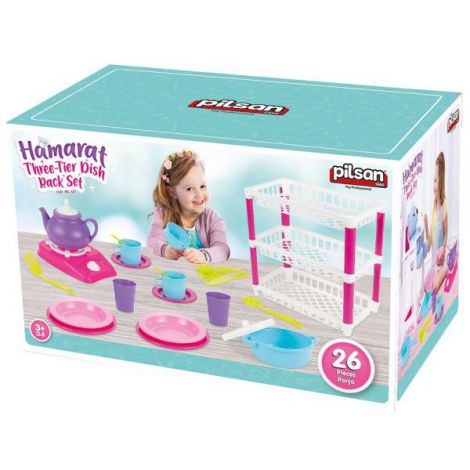 Set de servit ceaiul Pilsan Hamarat Three-Tier Dish Rack - poza 2