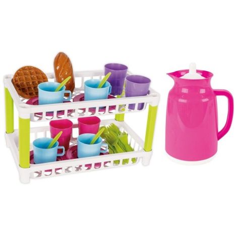 Set de servit ceaiul Pilsan Hamarat Two-Tier Tea pink - poza 1