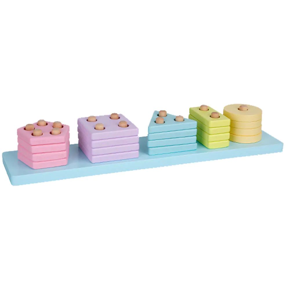 Set de sortare din lemn Training Set Felyx Toys - poza 1