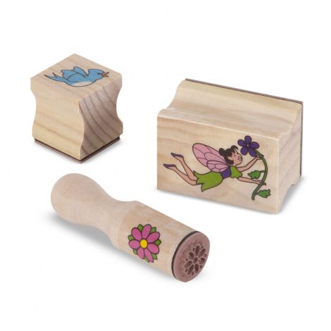 Set de stampile Gradina Zanelor - Melissa & Doug - poza 2