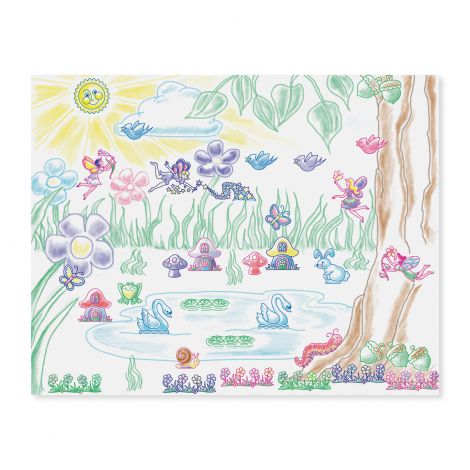 Set de stampile Gradina Zanelor - Melissa & Doug - poza 3